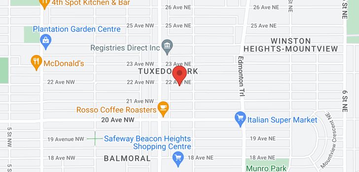 map of 302 123 22 Avenue NE